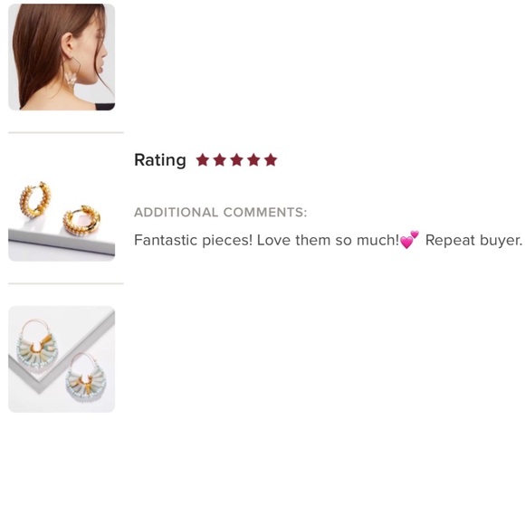 🎉HP🎉 New Amazonite Crescent Earrings - Picture 3 of 4